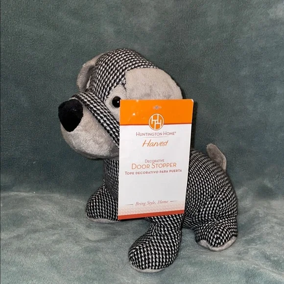 NWT Huntington Home Houndstooth Dog Door Stopper - Picture 2 of 5